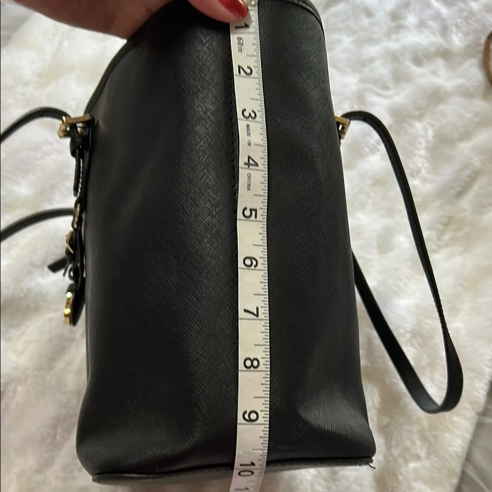Michael Kors Black Structured Tote Bag and Wallet BUNDLE!!!!